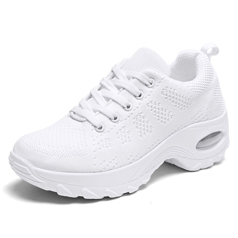 Fashion Simple Flying Woven Sneakers Air Cushion Shoes - Image 6