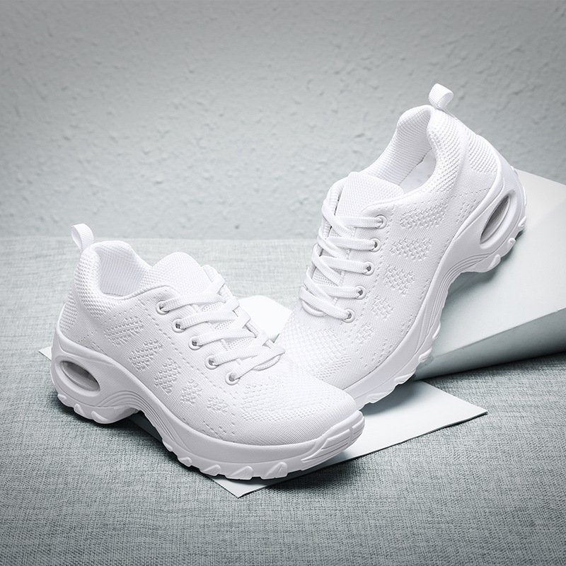 Fashion Simple Flying Woven Sneakers Air Cushion Shoes - Image 7