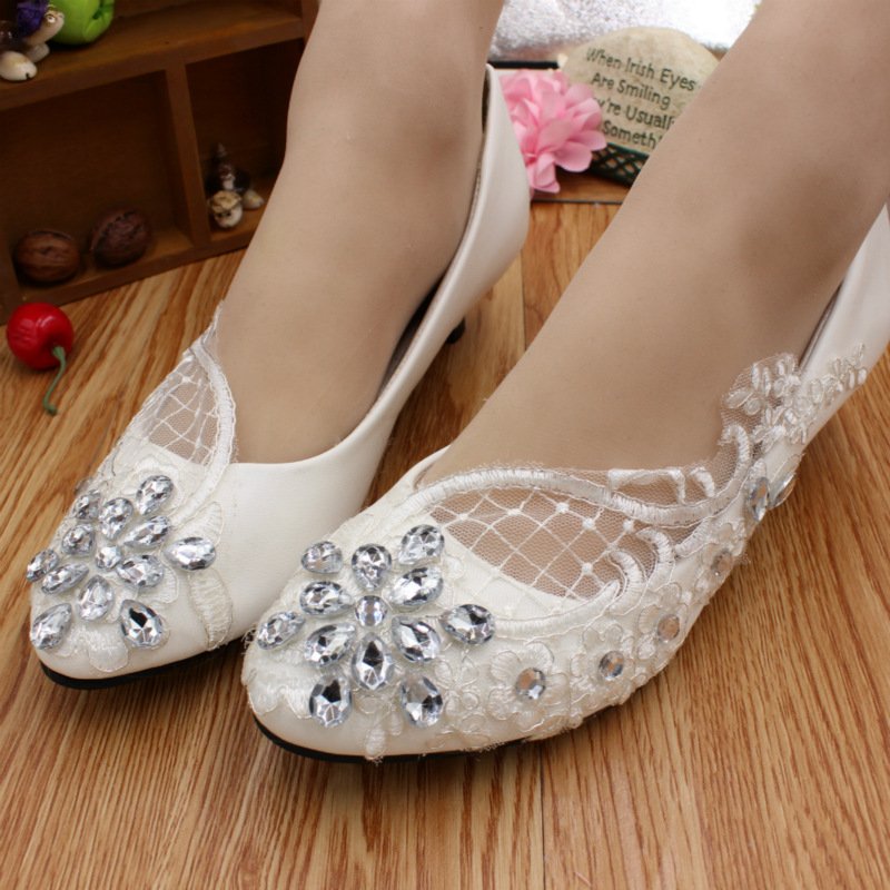 Women's Fashion Simple Low Heel Bridesmaid Shoes - Image 8
