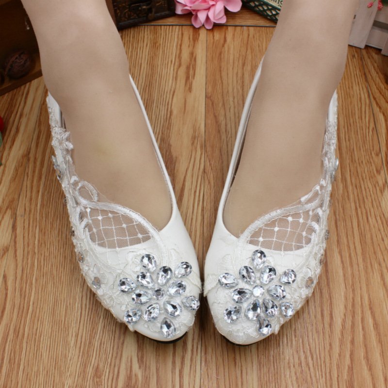Women's Fashion Simple Low Heel Bridesmaid Shoes - Image 4