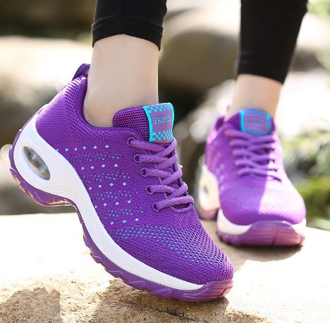 Fashion Simple Flying Woven Sneakers Air Cushion Shoes - Image 9
