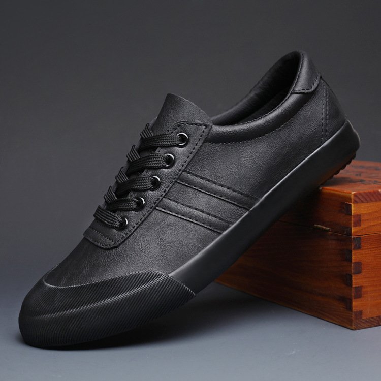 Men's Simple Creative Casual Leather Shoes - Image 3